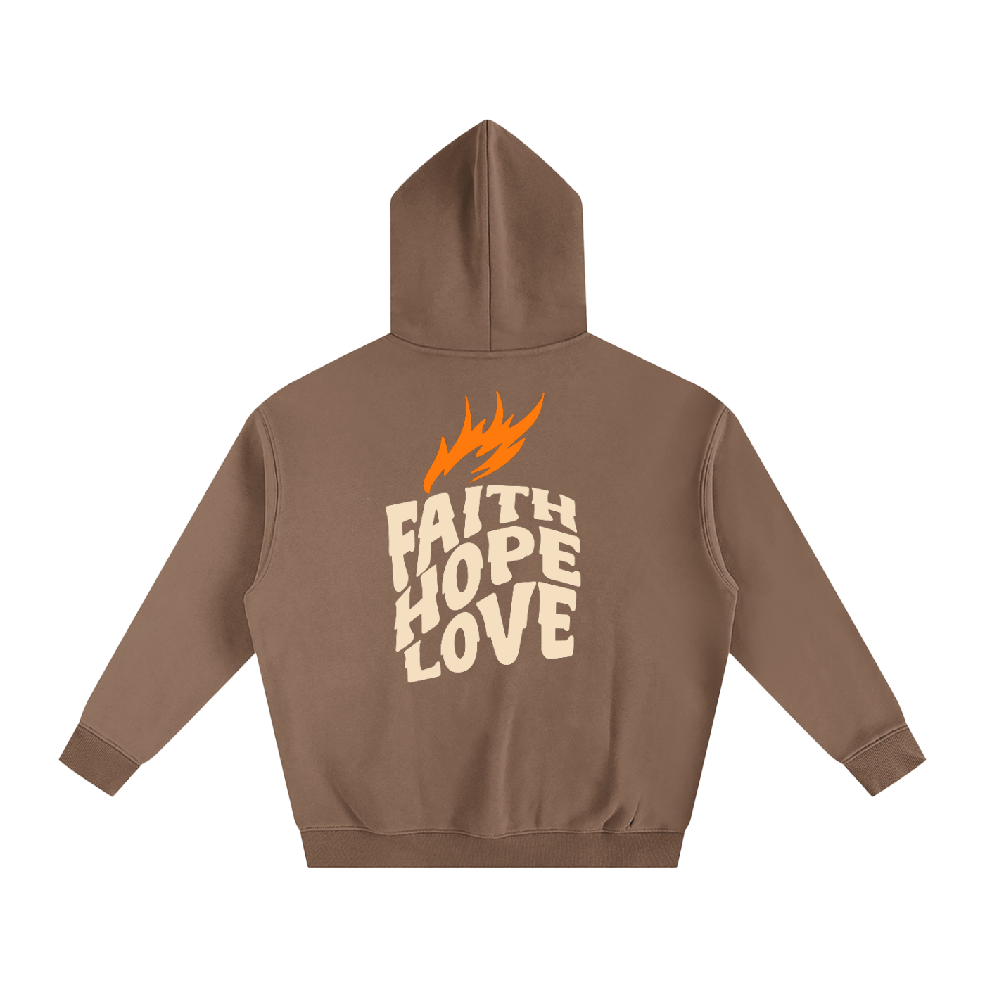 Real Disciple™ “Faith Hope Love” Oversized Hoodie